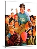 "Football Hero,"November 17, 1934-Eugene Iverd-Stretched Canvas