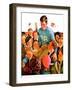 "Football Hero,"November 17, 1934-Eugene Iverd-Framed Giclee Print