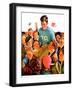 "Football Hero,"November 17, 1934-Eugene Iverd-Framed Giclee Print