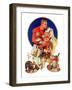 "Football Hero,"November 4, 1933-Joseph Christian Leyendecker-Framed Giclee Print