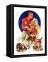 "Football Hero,"November 4, 1933-Joseph Christian Leyendecker-Framed Stretched Canvas