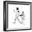 Football Hero-Norman Rockwell-Framed Giclee Print