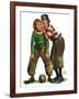 "Football Huddle,"November 12, 1927-Alan Foster-Framed Giclee Print