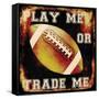 Football I-Mindy Sommers-Framed Stretched Canvas