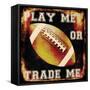 Football I-Mindy Sommers-Framed Stretched Canvas