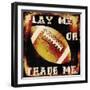 Football I-Mindy Sommers-Framed Giclee Print