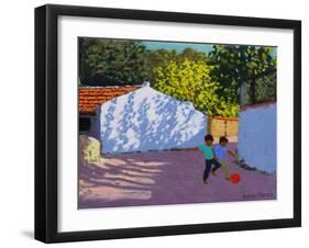 Football in Bodrum, 2018-Andrew Macara-Framed Giclee Print