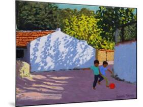 Football in Bodrum, 2018-Andrew Macara-Mounted Giclee Print