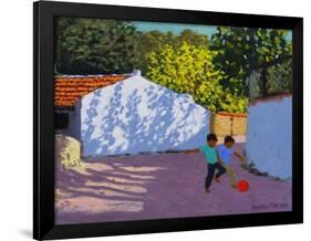 Football in Bodrum, 2018-Andrew Macara-Framed Giclee Print