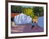 Football in Bodrum, 2018-Andrew Macara-Framed Premium Giclee Print