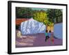 Football in Bodrum, 2018-Andrew Macara-Framed Giclee Print