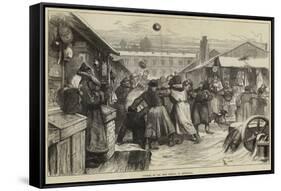 Football in the Jews' Market, St Petersburg-null-Framed Stretched Canvas