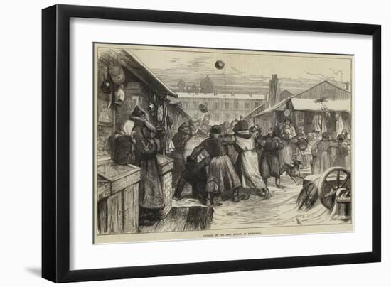Football in the Jews' Market, St Petersburg-null-Framed Giclee Print