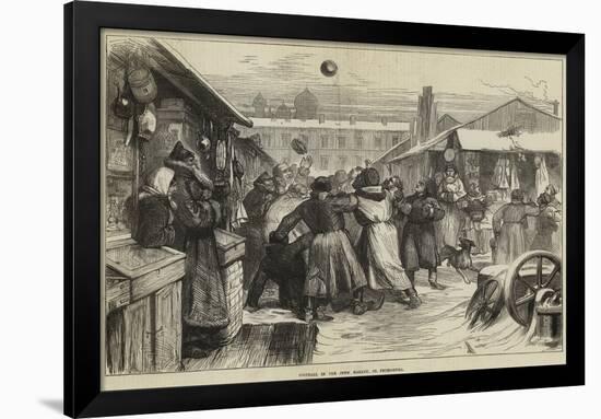 Football in the Jews' Market, St Petersburg-null-Framed Giclee Print