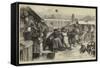 Football in the Jews' Market, St Petersburg-null-Framed Stretched Canvas