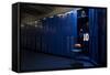 Football Locker Room-yobro-Framed Stretched Canvas