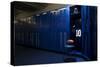 Football Locker Room-yobro-Stretched Canvas