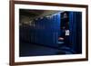 Football Locker Room-yobro-Framed Photographic Print