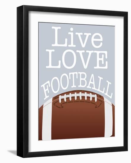 Football Love-Marcus Prime-Framed Art Print