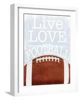 Football Love-Marcus Prime-Framed Art Print