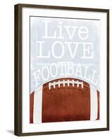 Football Love-Marcus Prime-Framed Art Print