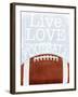 Football Love-Marcus Prime-Framed Art Print