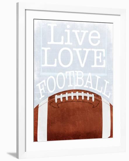 Football Love-Marcus Prime-Framed Art Print