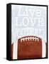 Football Love-Marcus Prime-Framed Stretched Canvas