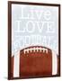 Football Love-Marcus Prime-Framed Art Print