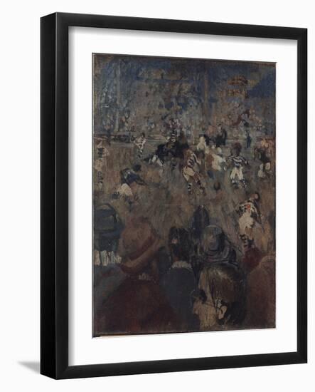 Football Match at Chelsea-English School-Framed Giclee Print