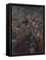 Football Match at Chelsea-English School-Framed Stretched Canvas