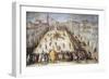 Football Match in Piazza Santa Maria Novella in Florence-null-Framed Giclee Print