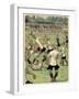 Football Match, Klodshans-Rasmus Christiansen-Framed Art Print