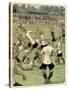 Football Match, Klodshans-Rasmus Christiansen-Stretched Canvas