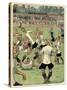 Football Match, Klodshans-Rasmus Christiansen-Stretched Canvas