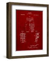 Football Pants Patent Print-Cole Borders-Framed Art Print