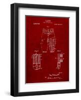 Football Pants Patent Print-Cole Borders-Framed Art Print