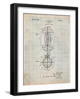 Football Patent 1923-Cole Borders-Framed Art Print