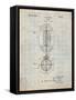 Football Patent 1923-Cole Borders-Framed Stretched Canvas