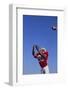 Football Player Catching a Football-DLILLC-Framed Photographic Print