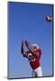 Football Player Catching a Football-DLILLC-Mounted Photographic Print