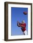 Football Player Catching a Football-DLILLC-Framed Photographic Print