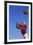 Football Player Catching a Football-DLILLC-Framed Photographic Print