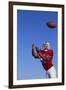 Football Player Catching a Football-DLILLC-Framed Photographic Print