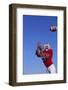 Football Player Catching a Football-DLILLC-Framed Photographic Print