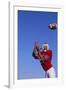 Football Player Catching a Football-DLILLC-Framed Photographic Print