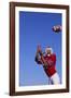 Football Player Catching a Football-DLILLC-Framed Photographic Print