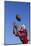 Football Player Catching a Football-DLILLC-Mounted Photographic Print