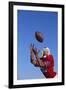 Football Player Catching a Football-DLILLC-Framed Photographic Print