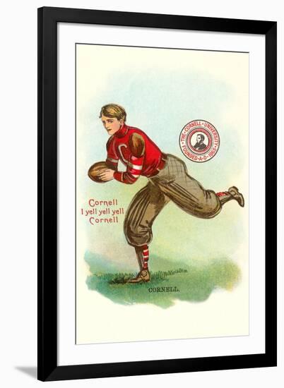 Football Player, Cornell, New York-null-Framed Art Print